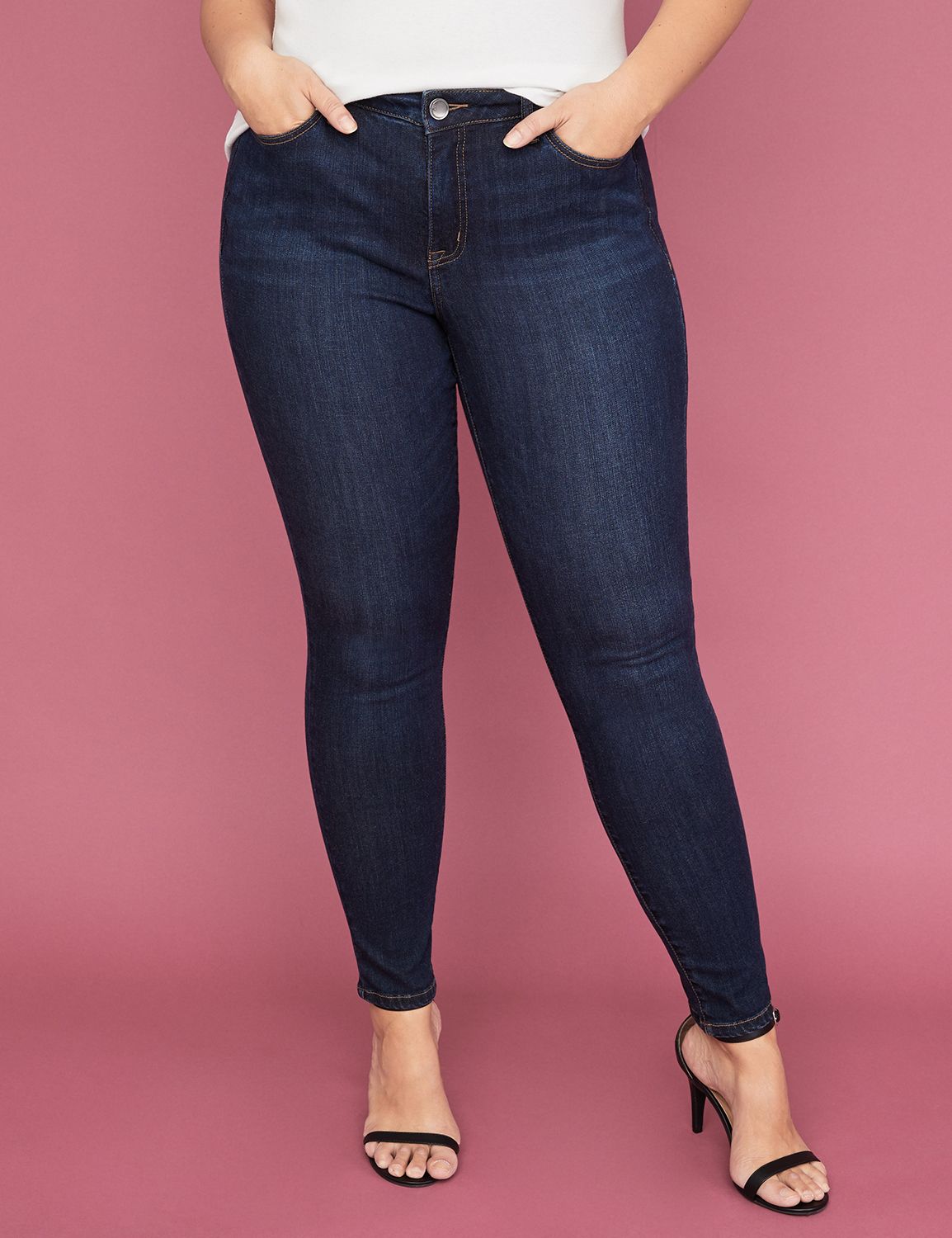 lane bryant embroidered jeans