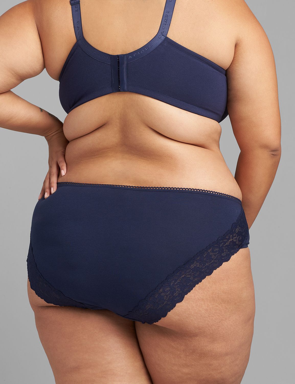 Geometric Lace Bralette & Hipster Teal Lg