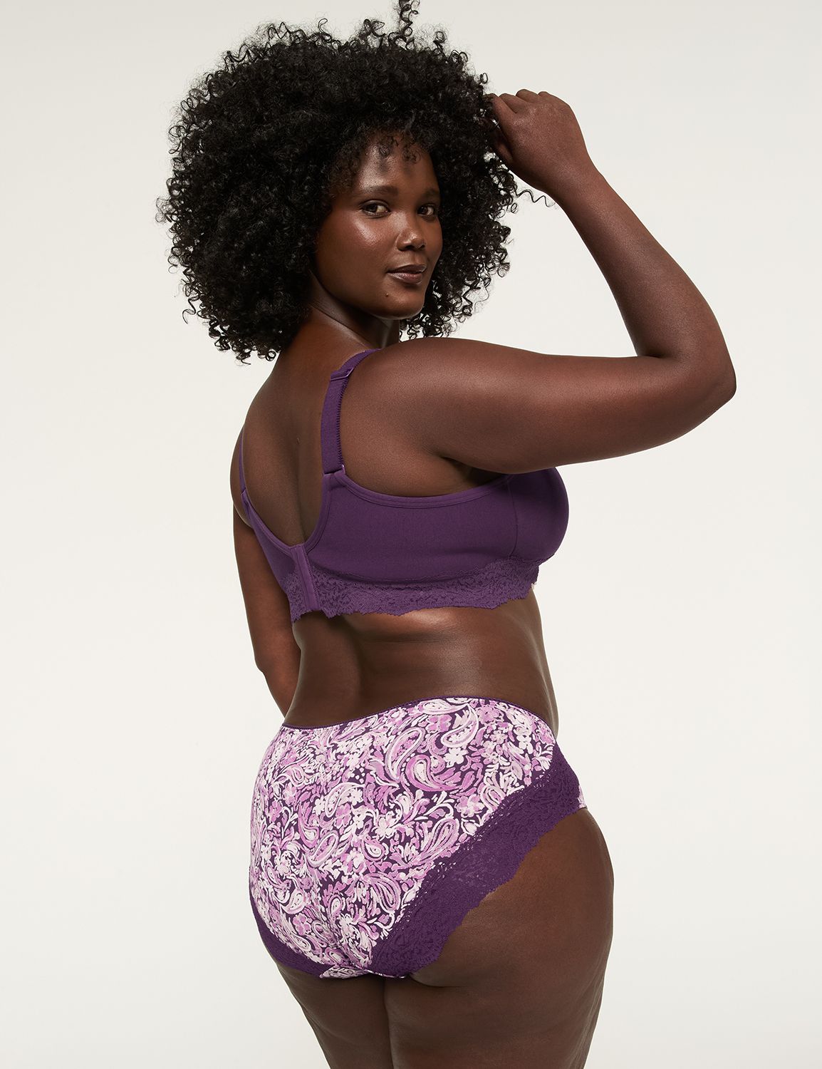 Cotton Hipster Lace-Back Panty