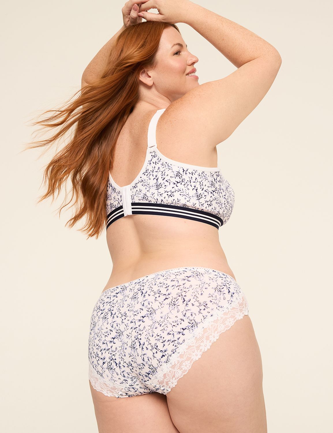 Cotton Hipster Lace-Back Panty
