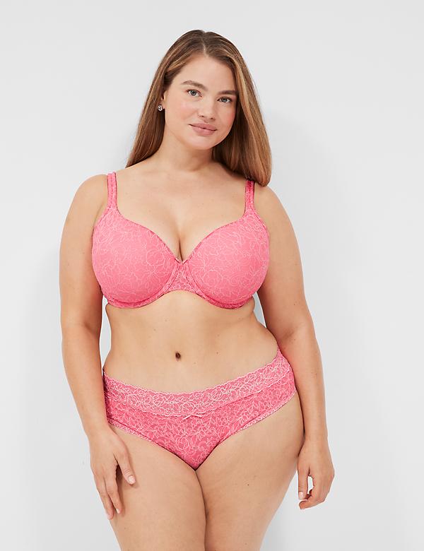 Pink Plus Size Cheeky Panties: Sizes 8-28