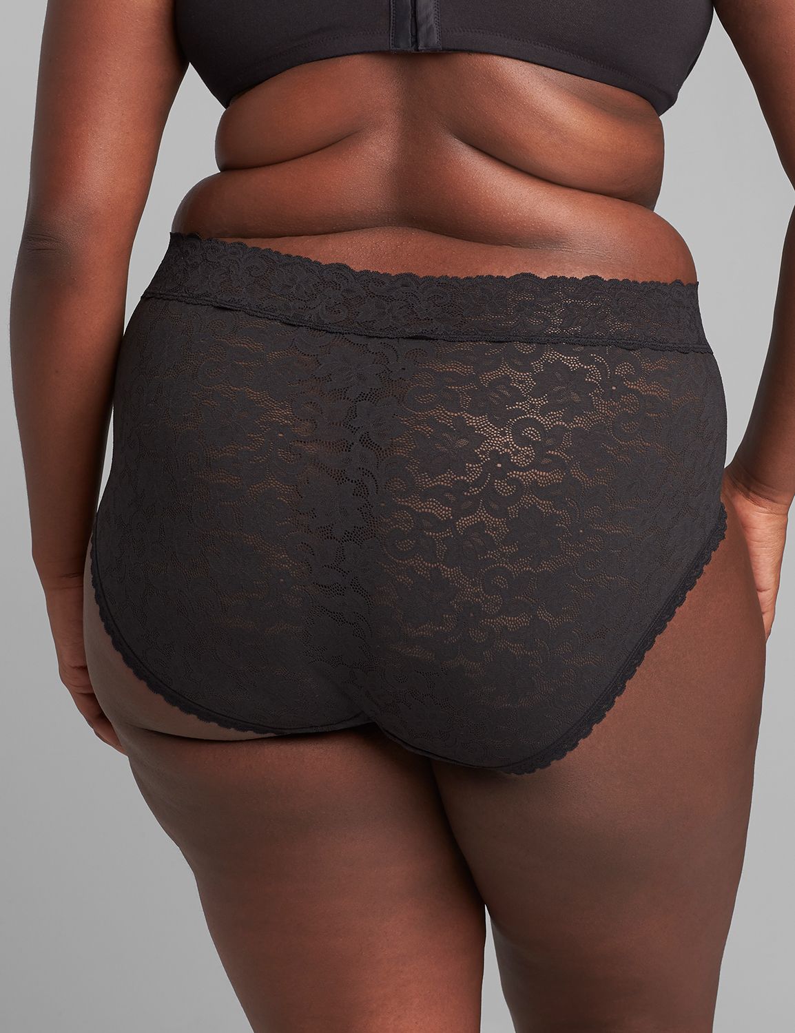 Stretch Lace High-Leg Brief Panty