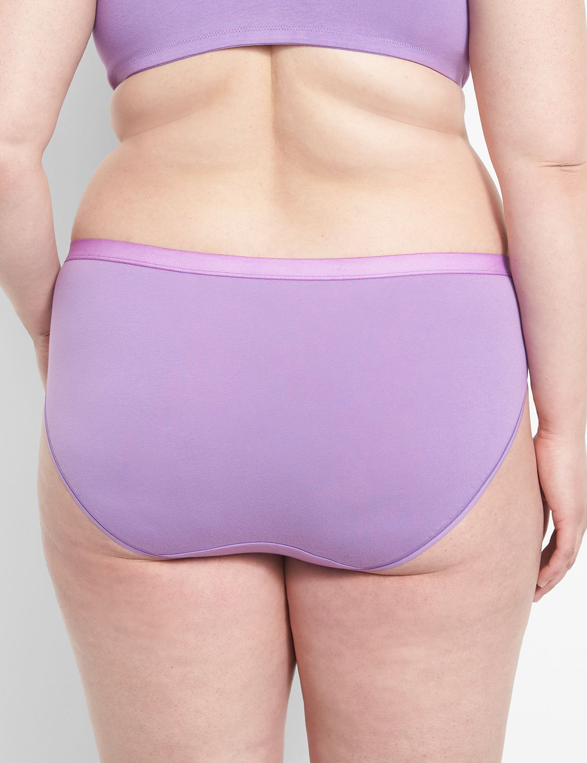 Cotton Hipster Lace Waist Stretch 1 Product Image 2