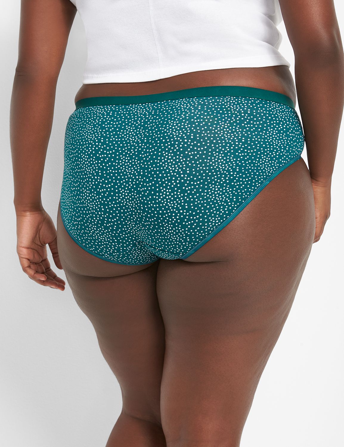 Cotton Hipster Lace Waist Stretch 1 Product Image 2