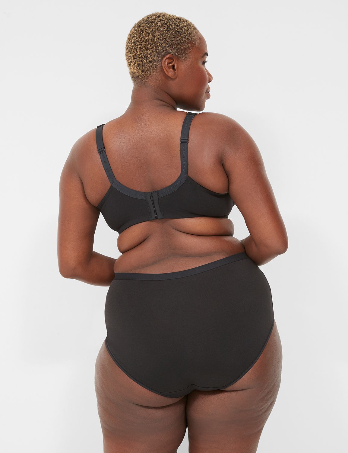 Cotton Full Brief Panty With Lace Waist