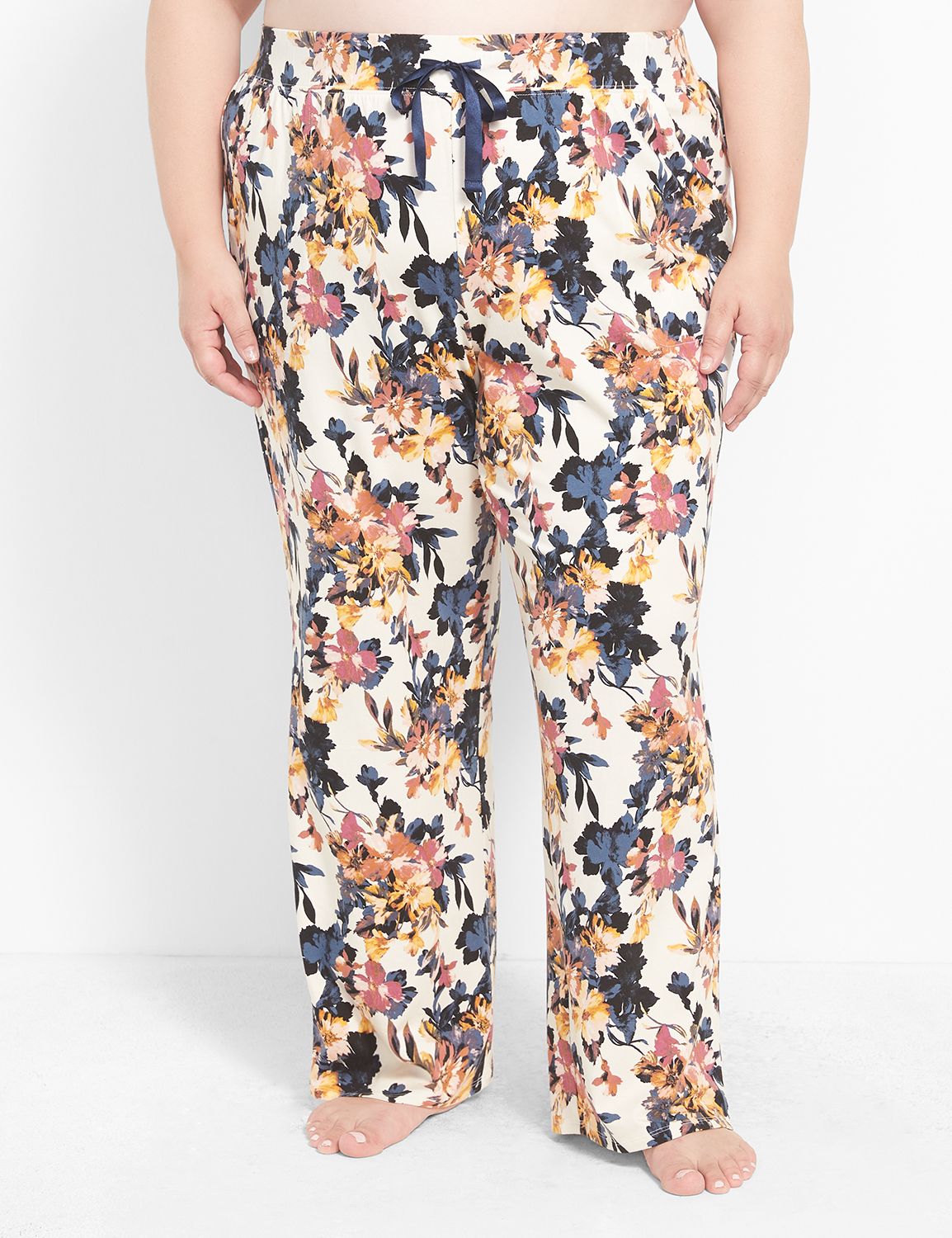 Linen Pant Tie Belt Leaf main image 0