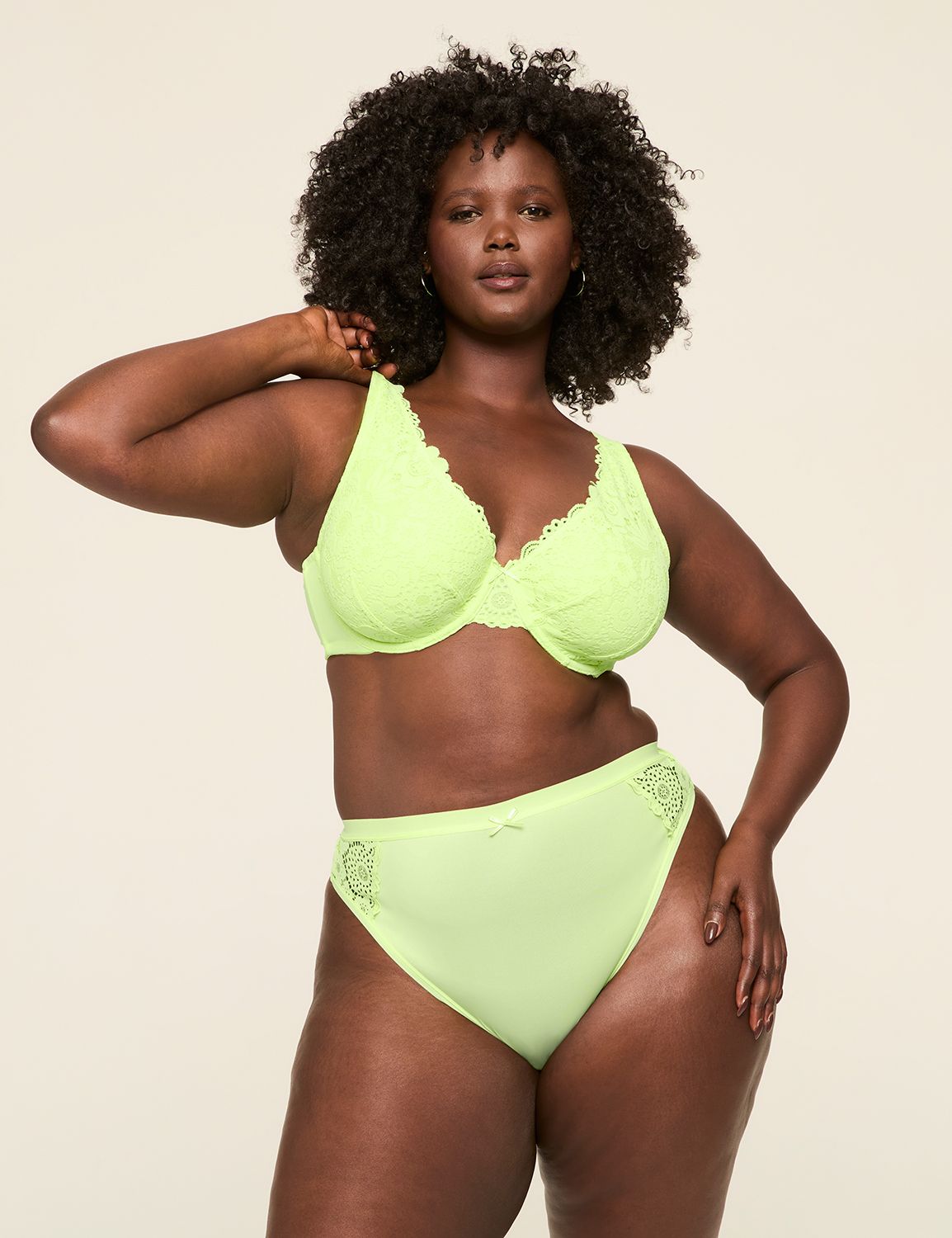 Lace Unlined Full Coverage Bra