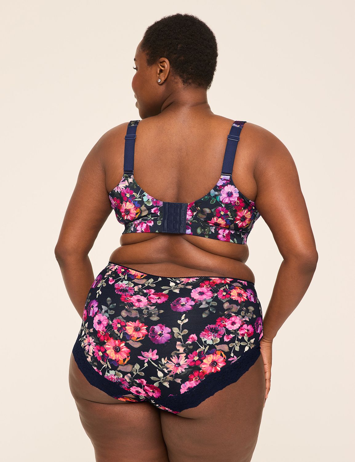 Cotton Full Brief Luna Lace Back 15 Product Image 2