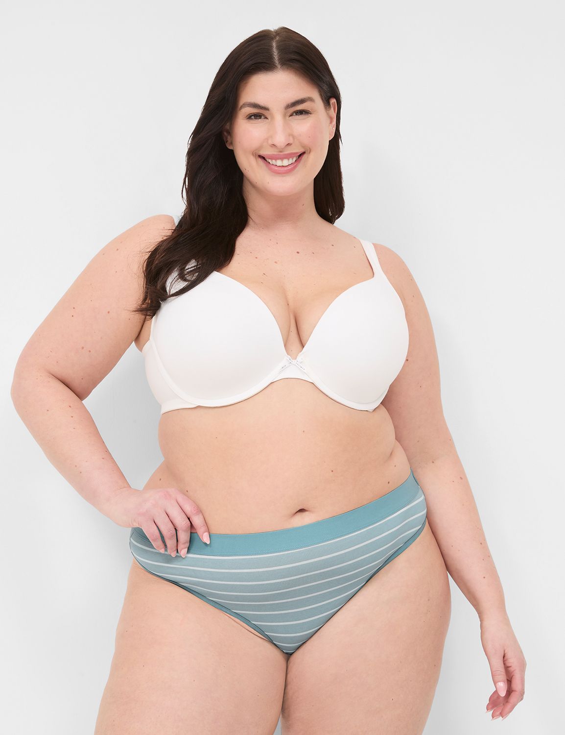 Cotton Thong Matte Wide Elastic Wai Product Image 1