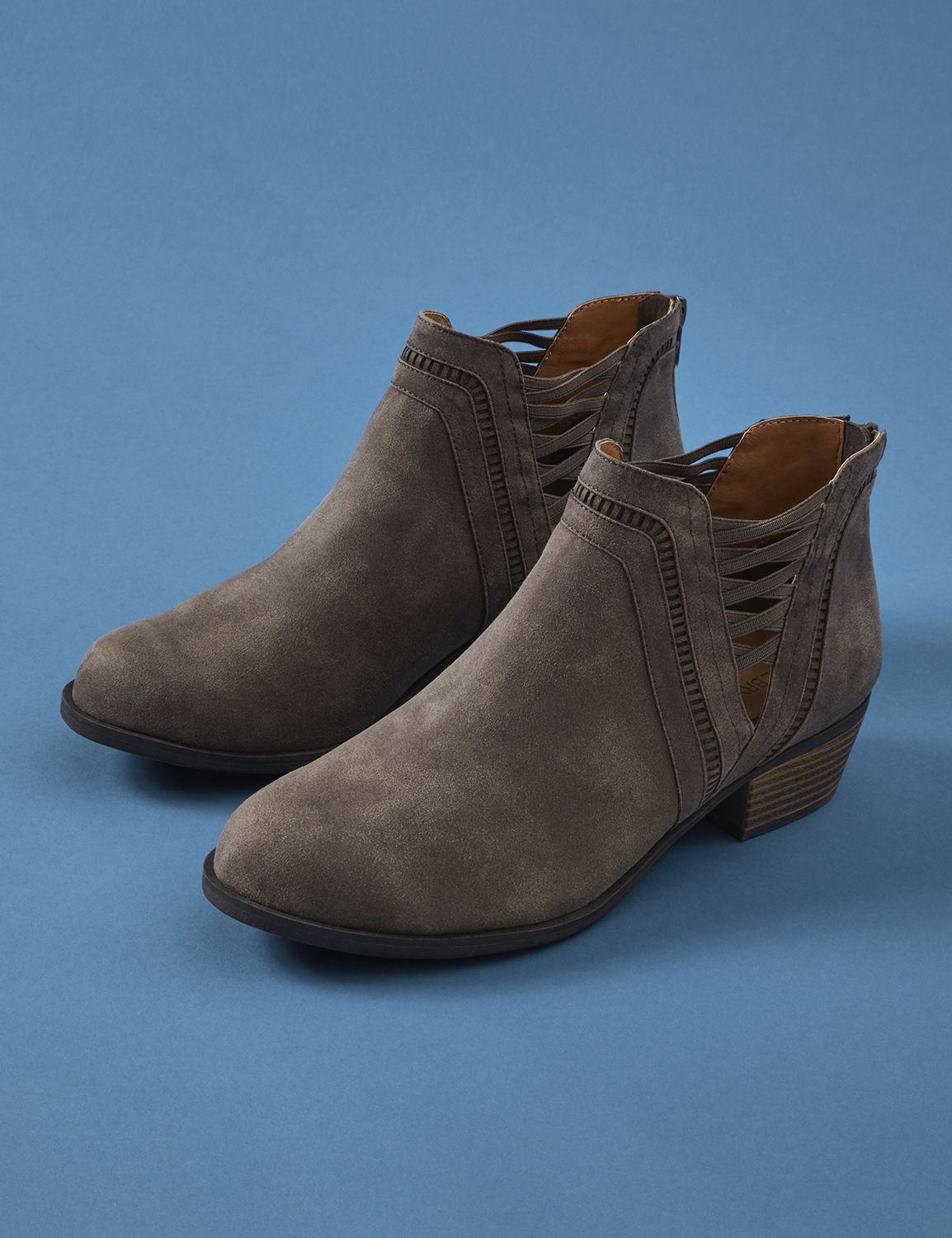 wide width sneaker booties