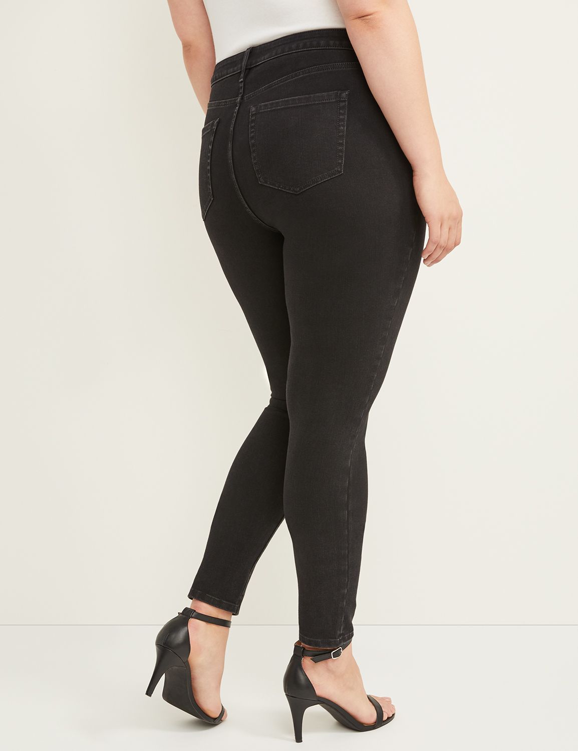 lane bryant black skinny jeans