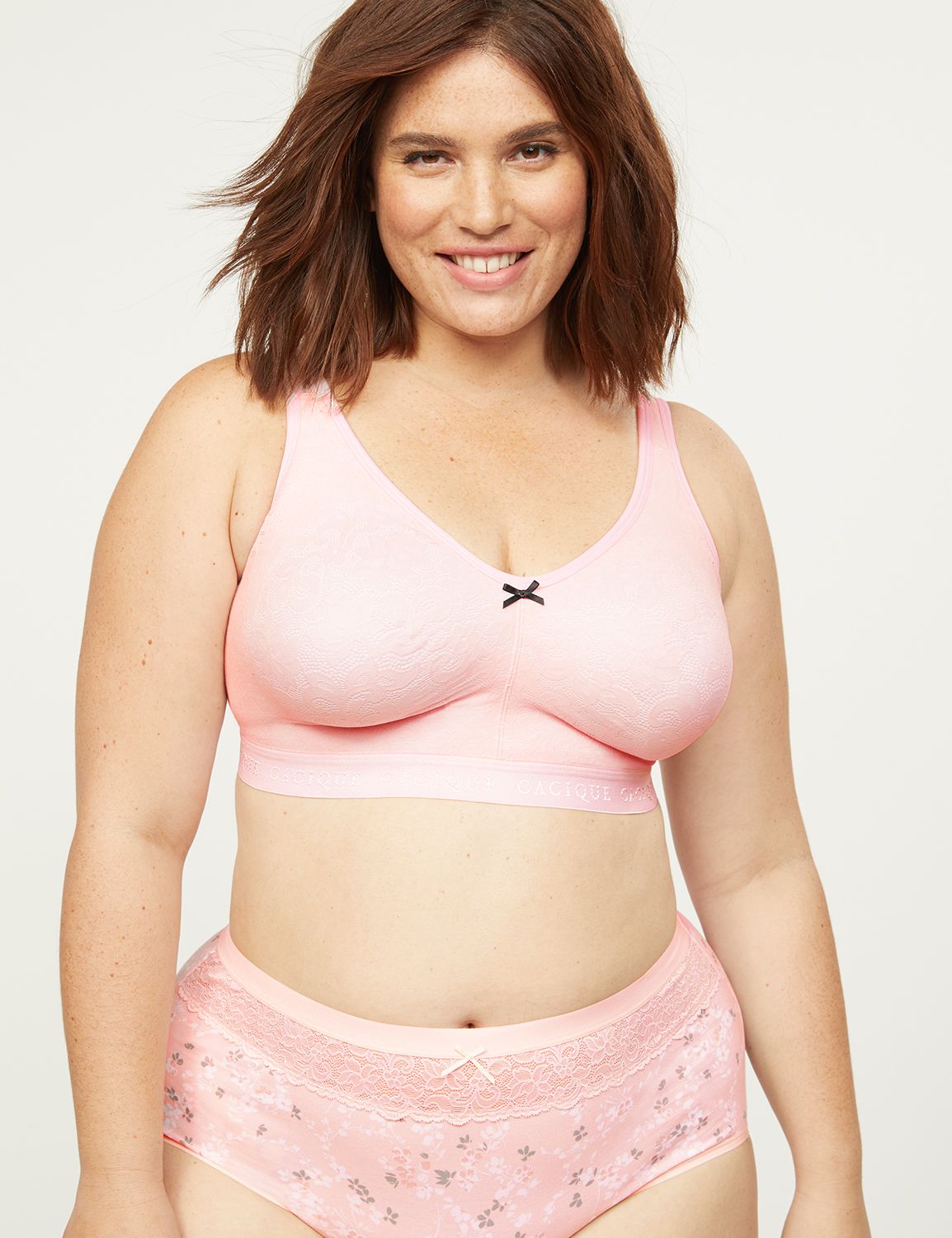 Cotton Unlined No-Wire Bra With Lace