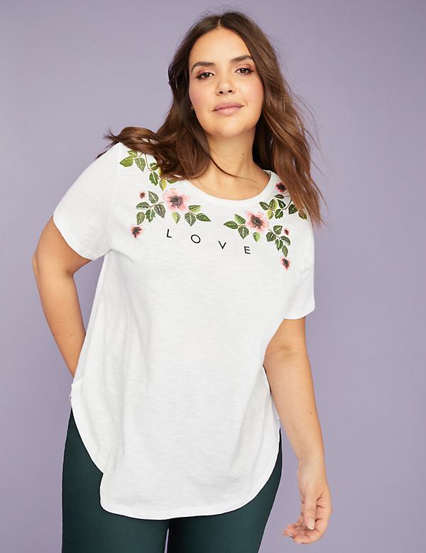 Plus Size Women's Knit Tops, Tees & T-Shirts | Plus Size Tops | Lane Bryant