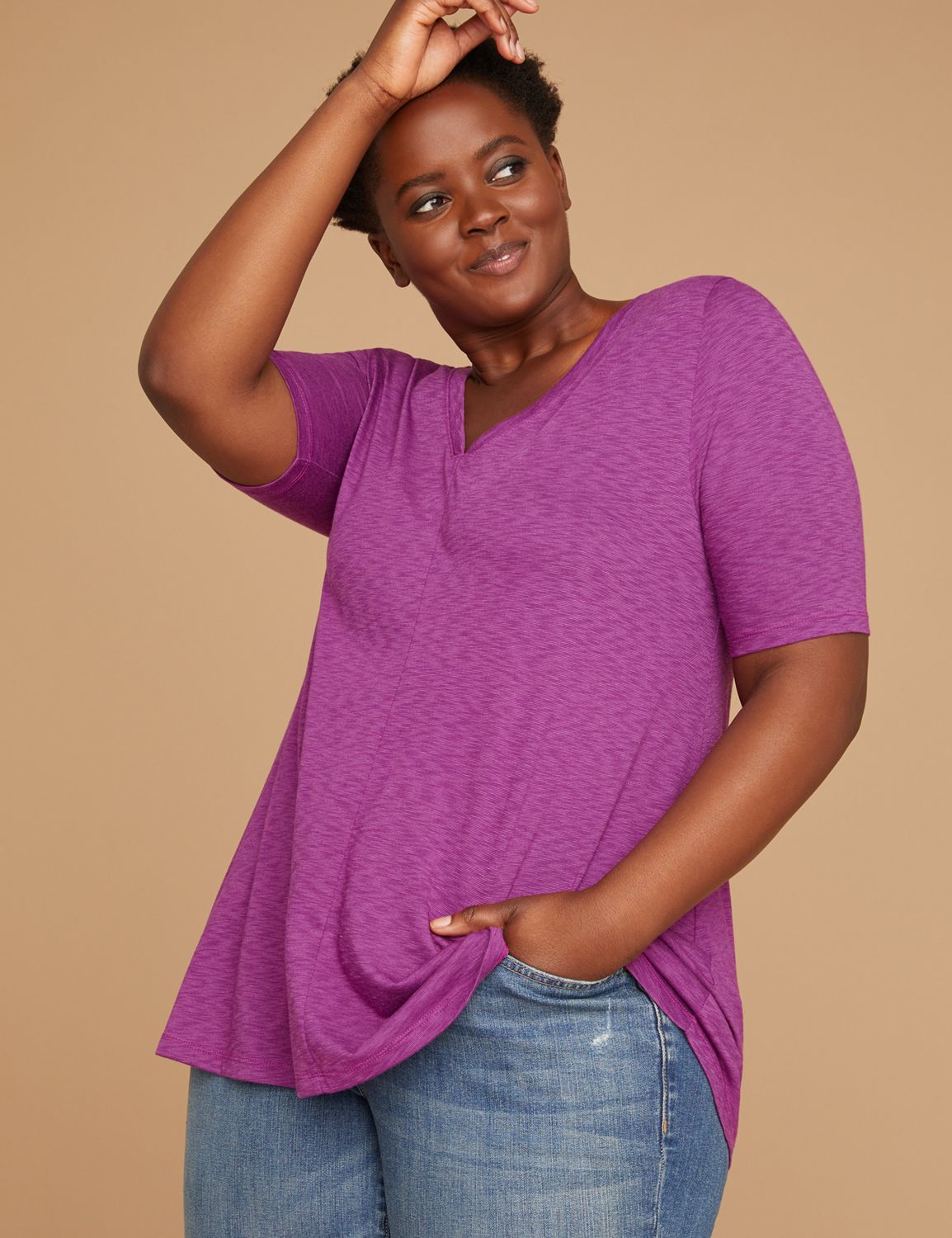 Plus Size Women's Knit Tops, Tees & T-Shirts | Plus Size Tops | Lane Bryant