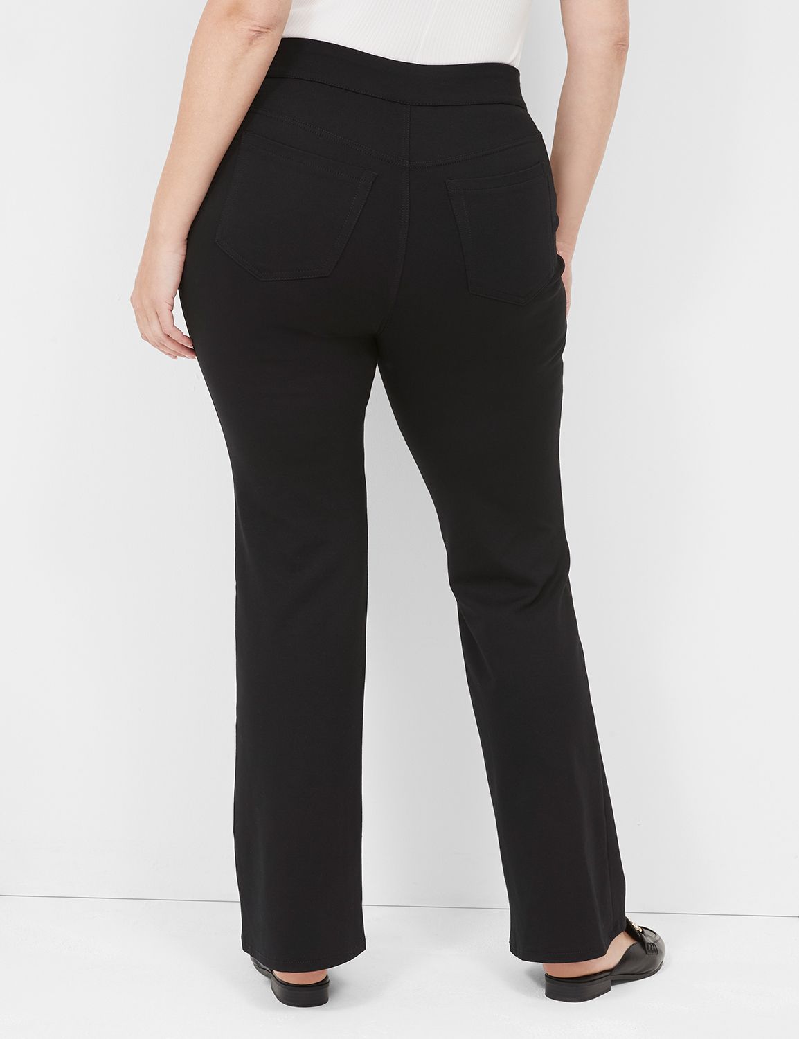 Pull-On Ponte Boot Pant