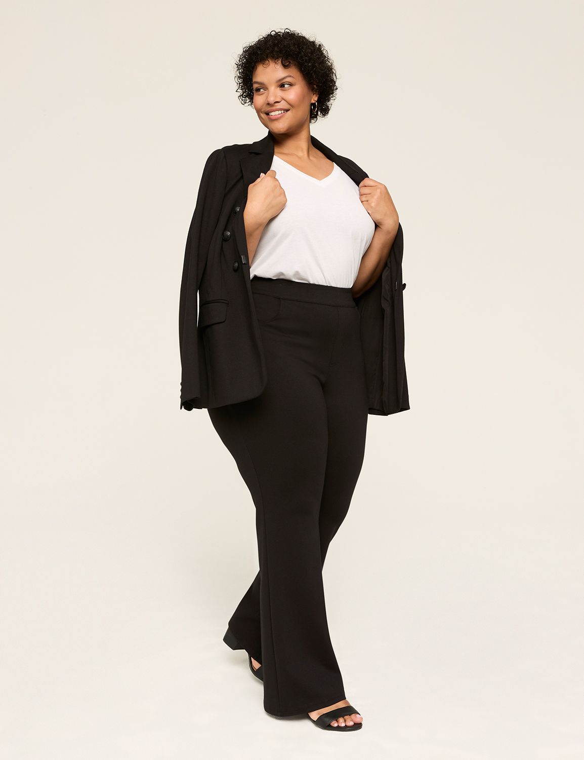 Pull-On Ponte Boot with Four Pocket Product Image 3