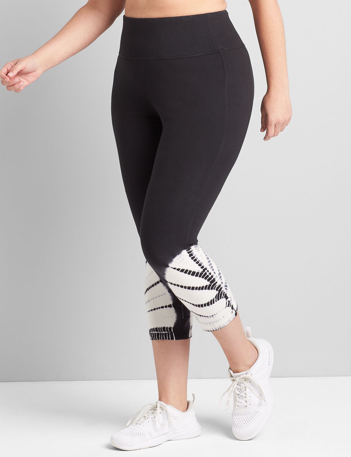 LIVI High Rise Signature Stretch Capri Legging LaneBryant