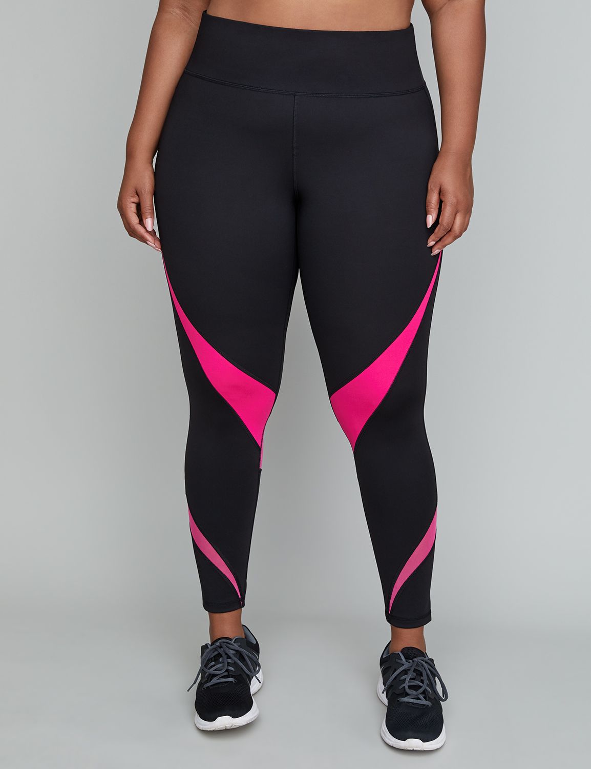 Sculpting Active 7/8 Legging - Pink Splice