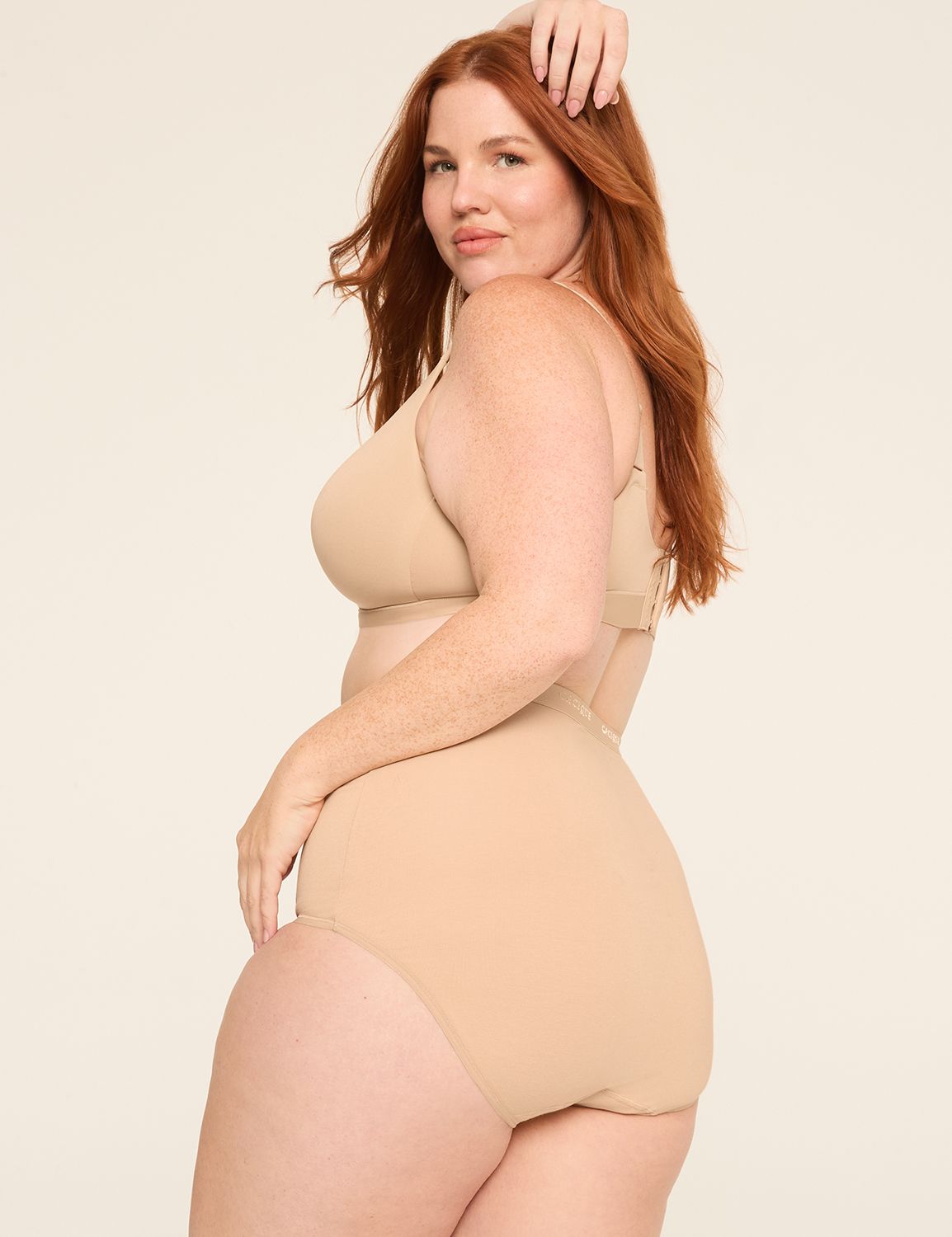 Cotton High-Waist Brief Panty