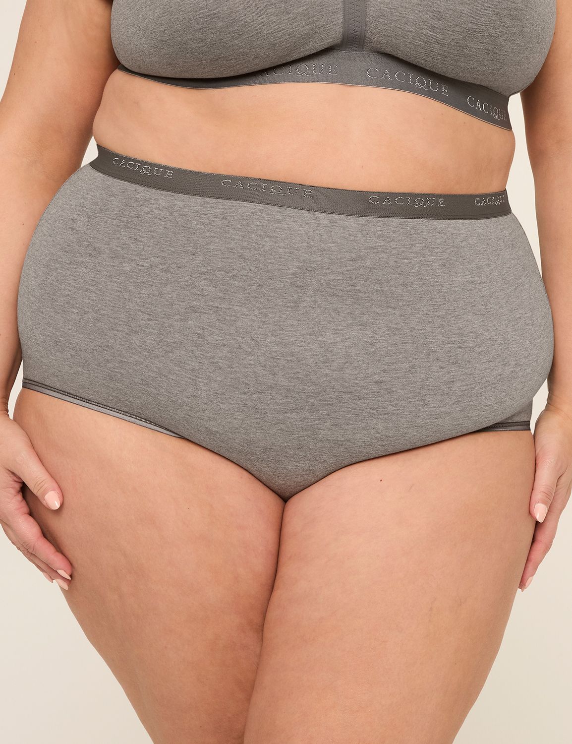 Cotton High-Waist Brief Panty