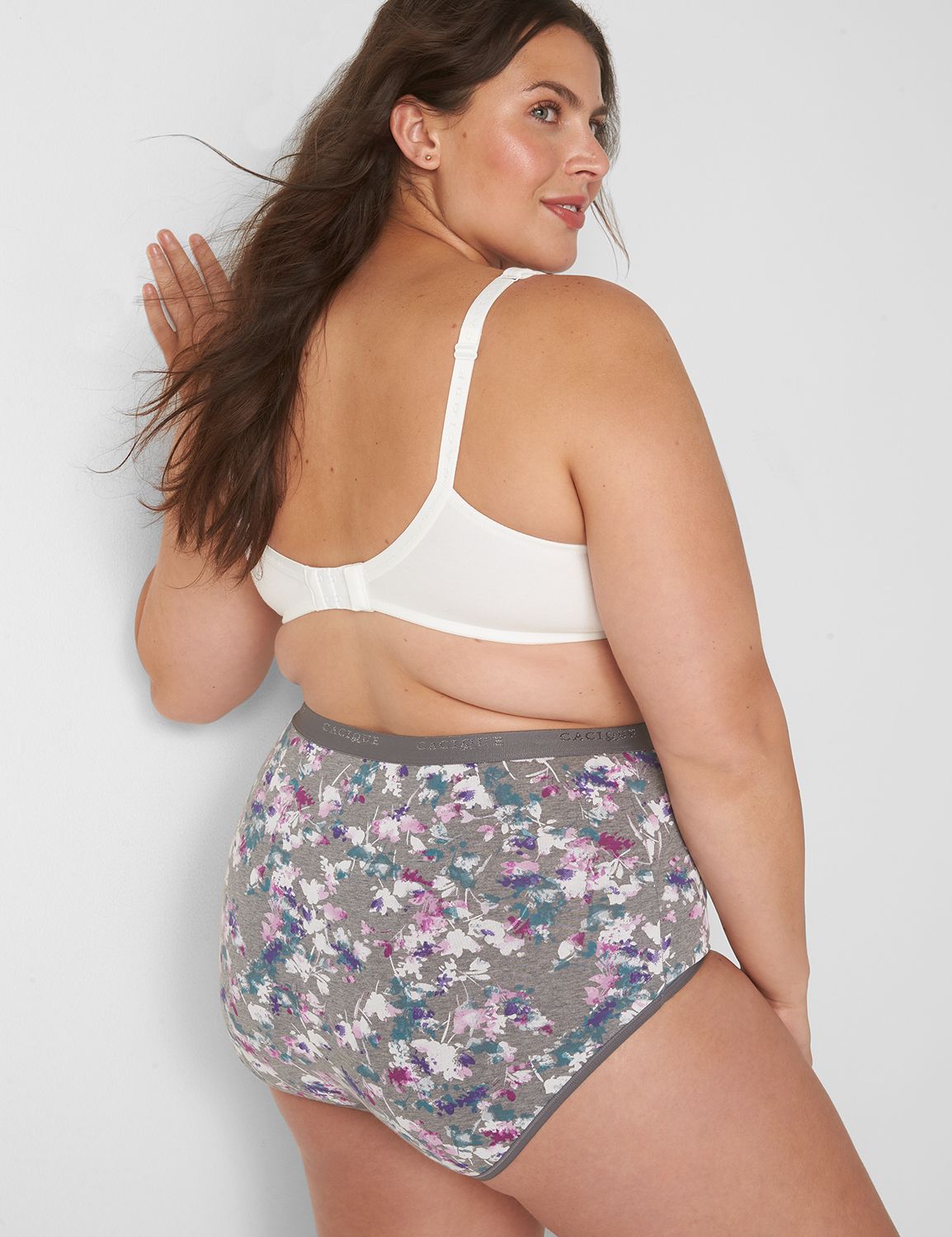 Cotton HighWaist Brief Panty LaneBryant