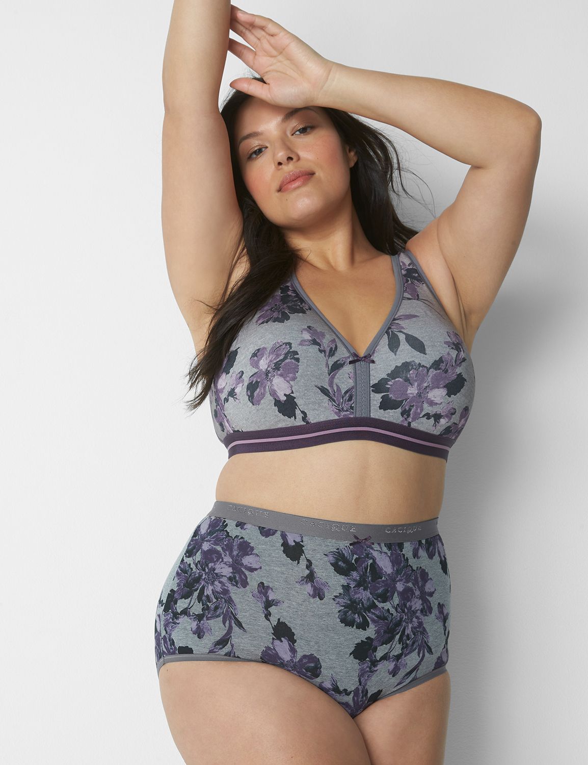 Cotton HighWaist Brief Panty LaneBryant