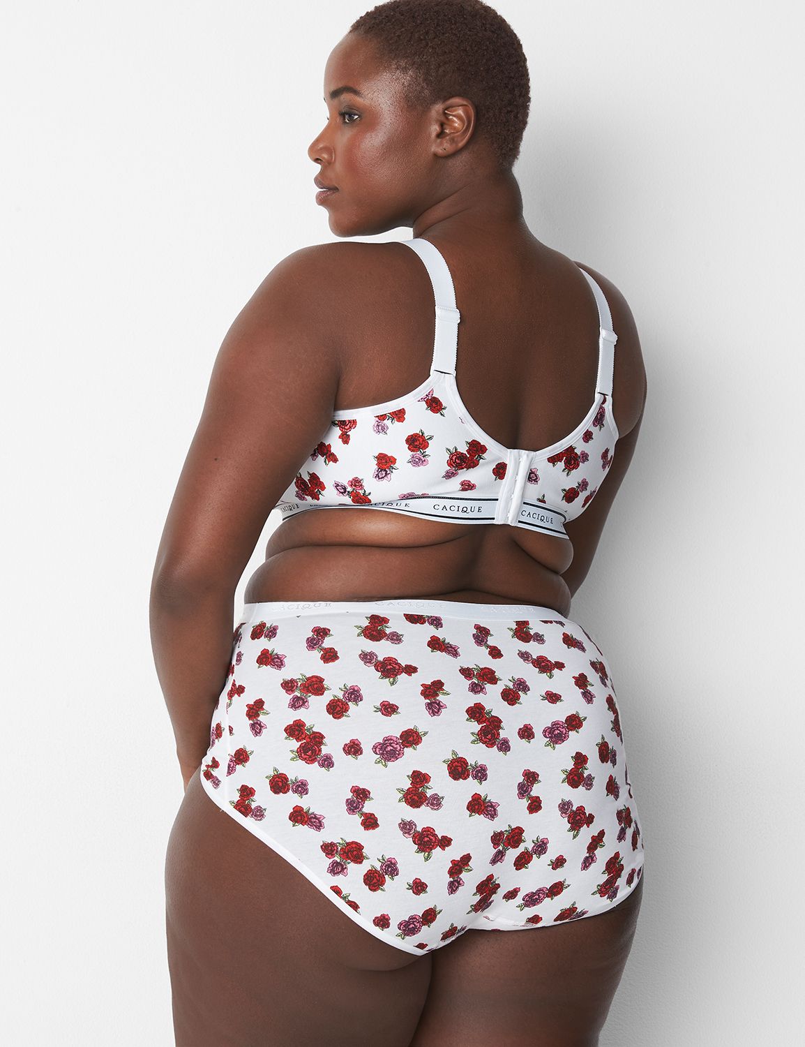 Cotton HighWaist Brief Panty LaneBryant