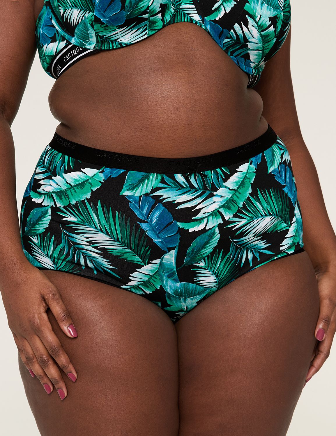 Wrap Triangle Top + Nineties High Waist Brief main image 0