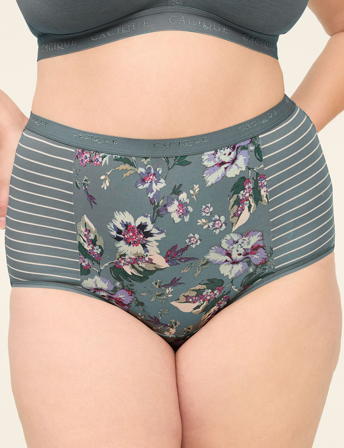 Cotton High-Waist Brief Panty