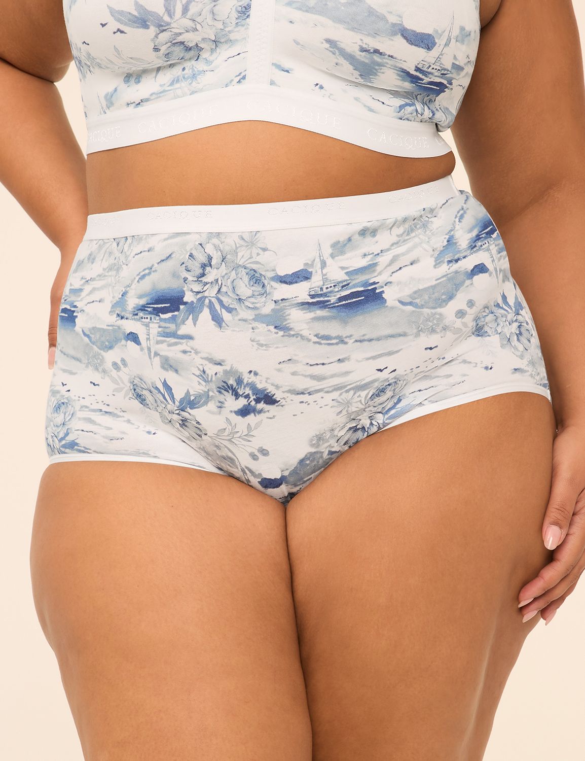 Cotton High-Waist Brief Panty