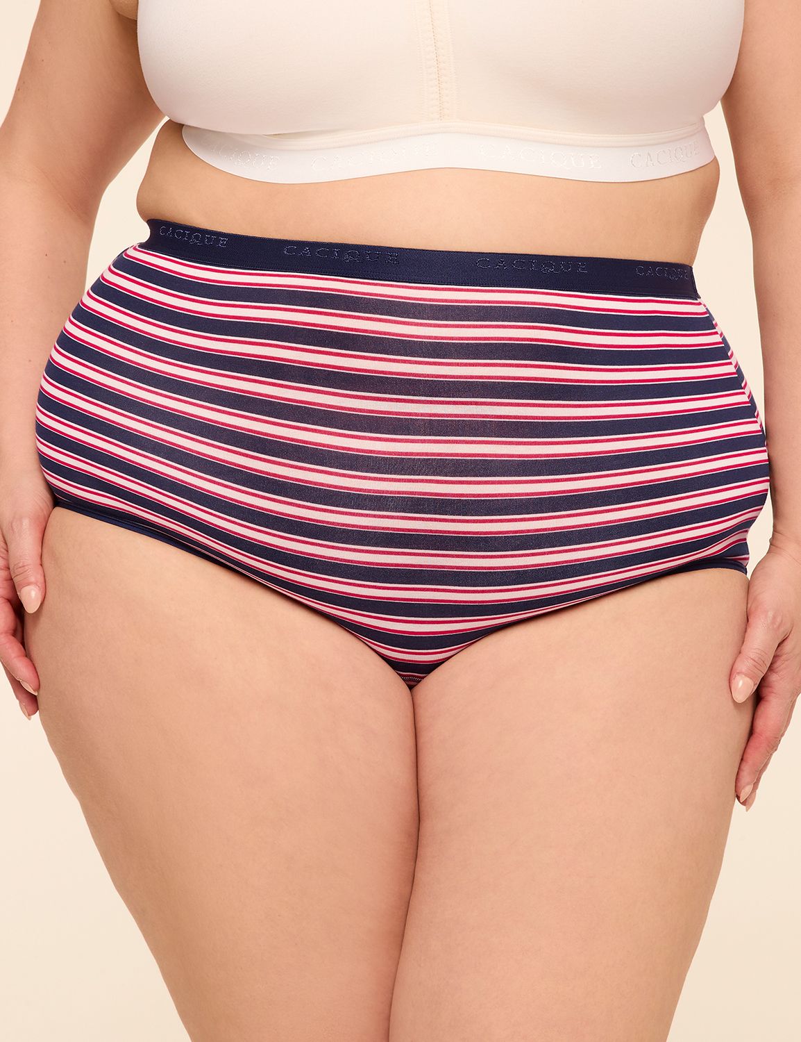 Cotton High-Waist Brief Panty