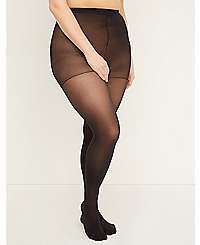 Lane Bryant Smoothing Tights - 50 D Opaque G/H Black