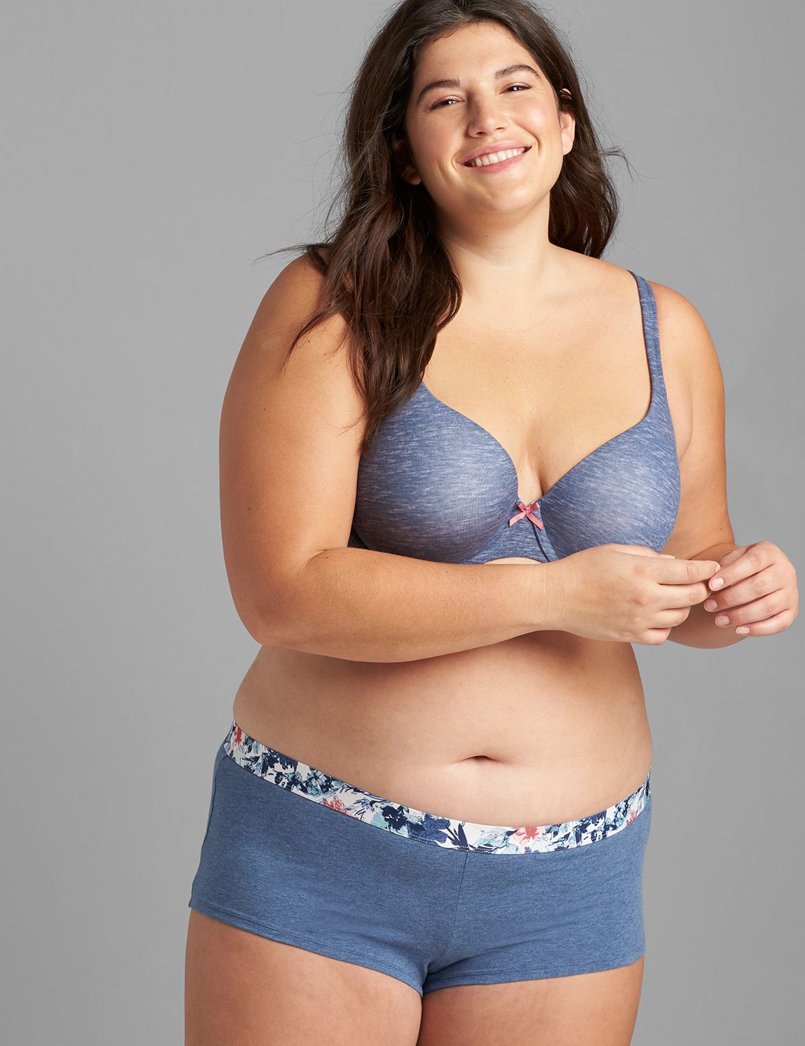 Cotton Boyshort Panty with Wide Waistband