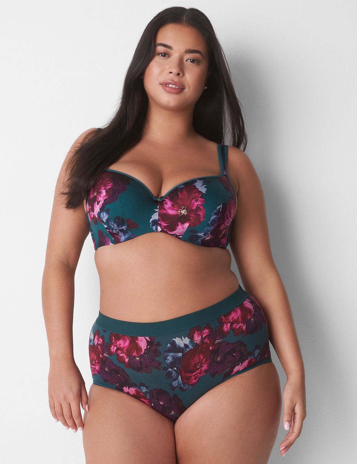 Cotton Full Brief Panty With Wide Waistband LaneBryant