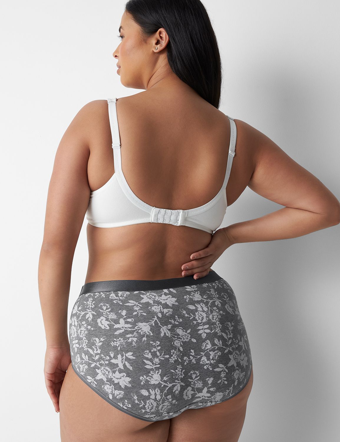 Grey cotton sports bra – The Pantry Underwear