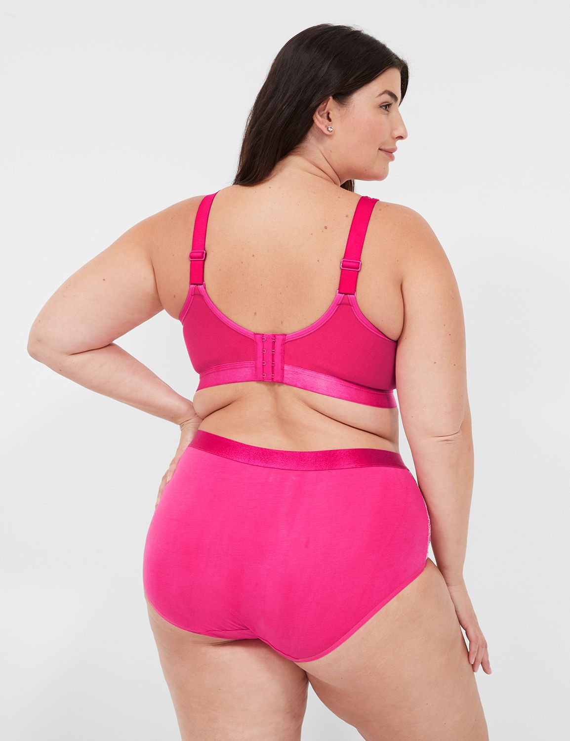 LANE BRYANT CACIQUE Seriously SEXY Pink CHEEKY Panties PLUS 22/24 Tulle  Back NWT $17.02 - PicClick