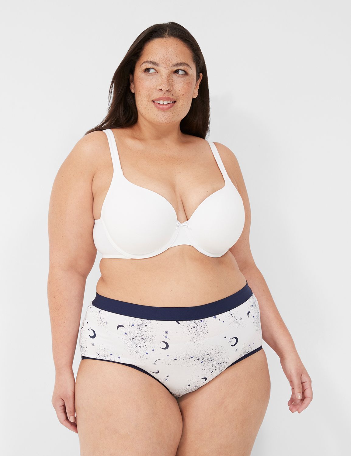 Cacique Lane Bryant $52 The Seriously Sexy Boost Plunge Front
