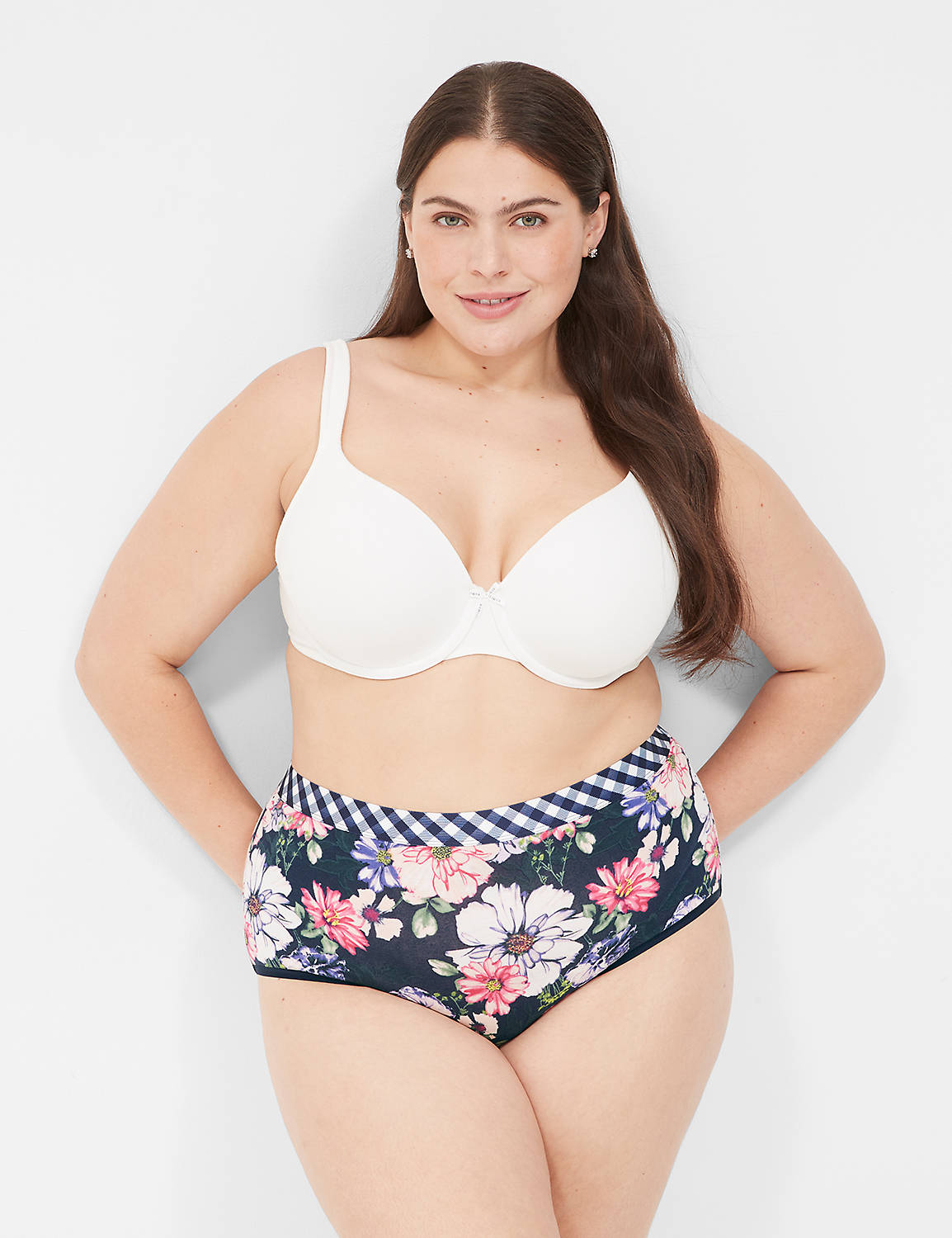 Comfort Choice - - BLUE Pure Cotton High Waisted Full Briefs - Plus Size  14/16 to 50 (US 7 to 16)