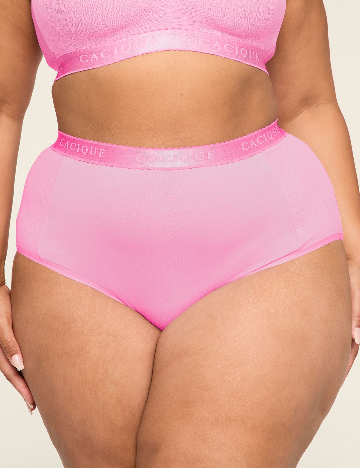 Cotton Full Brief Panty With Wide Waistband