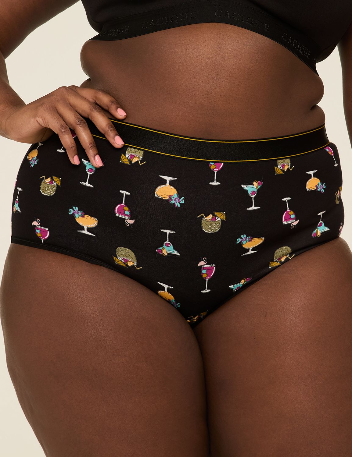 Cotton Full Brief Panty With Wide Waistband
