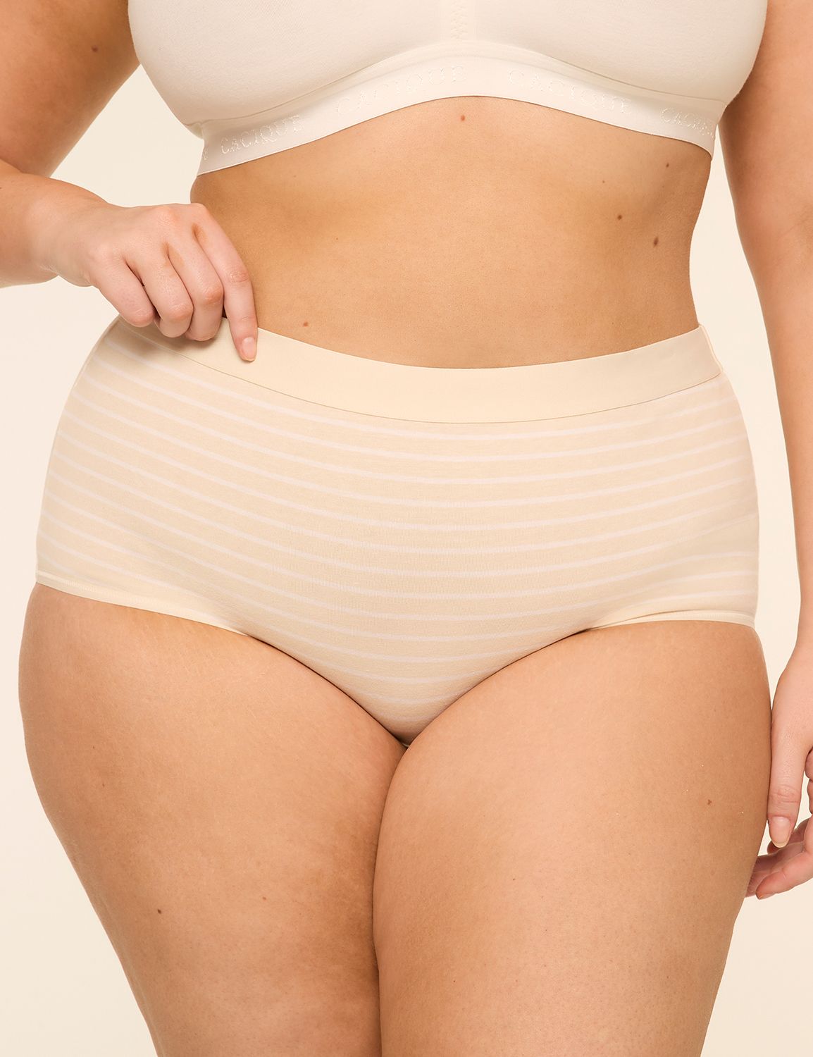 Cotton Full Brief Panty With Wide Waistband