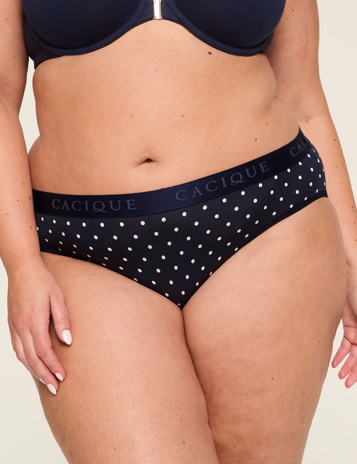 ◆kabotentyan◆ Cotton Logo Shine Band Hipster - 15 | LaneBryant