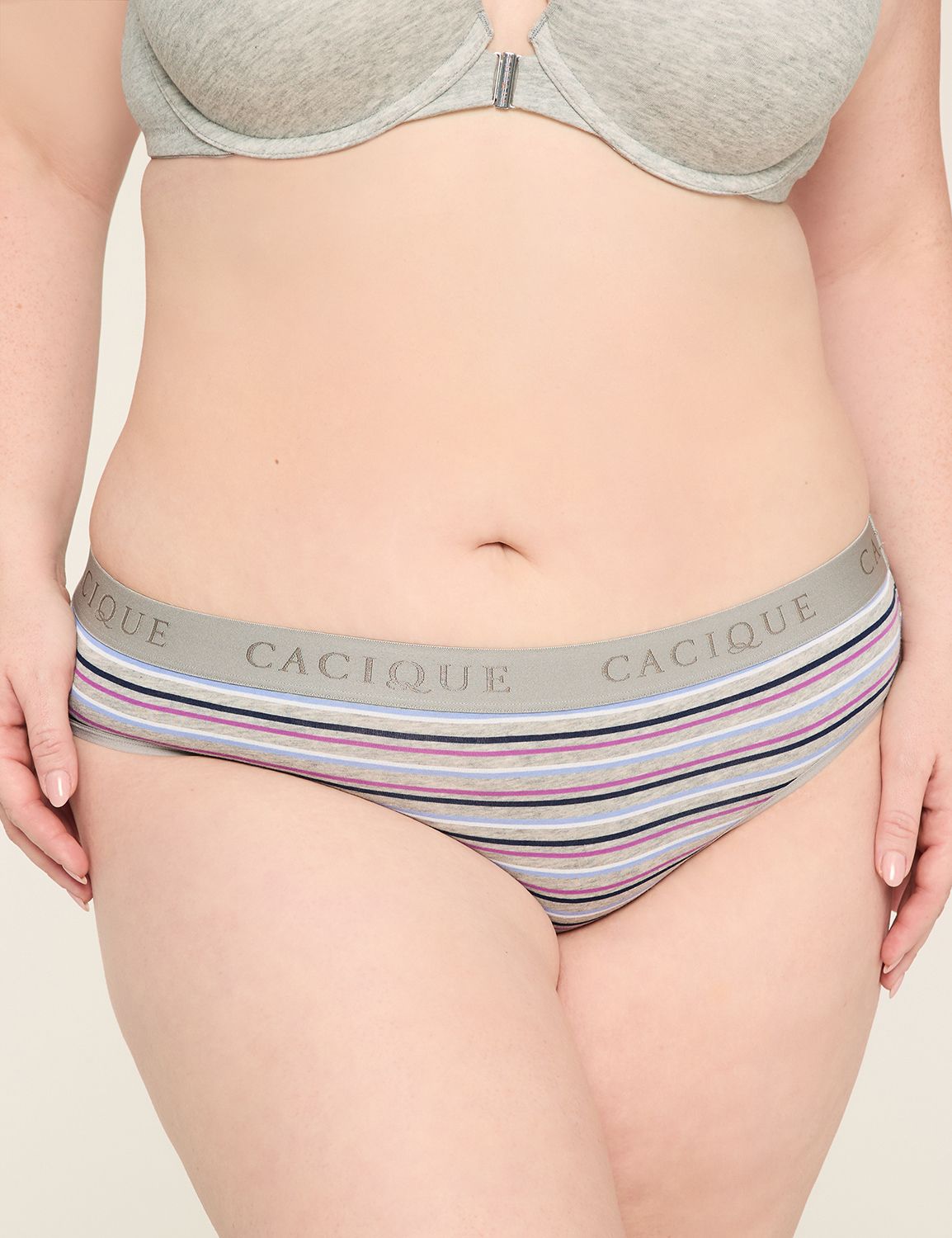 Cotton Hipster Wide Flat Elastic Wa | LaneBryant