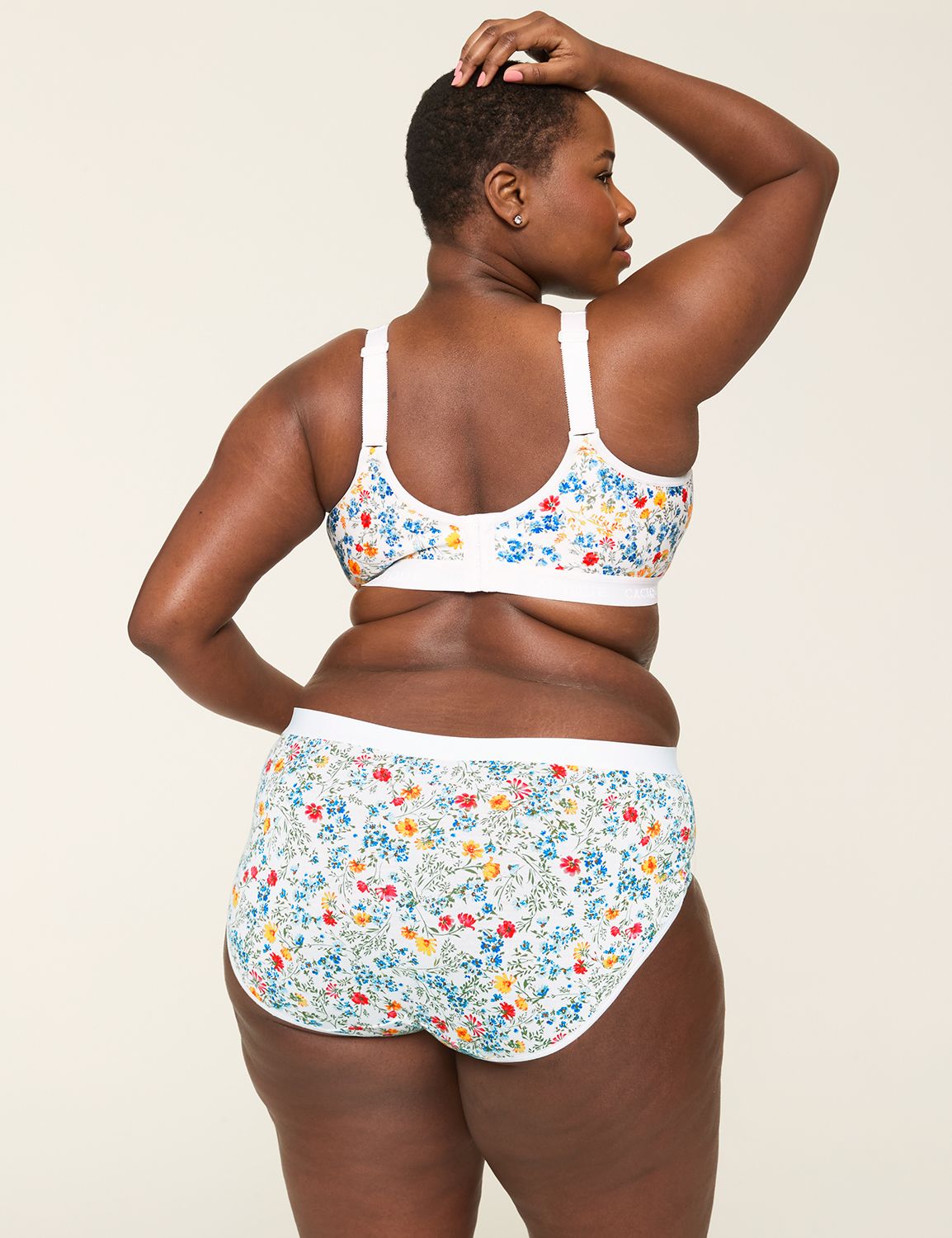 Cotton High Leg Brief Matte Band 15 Product Image 2