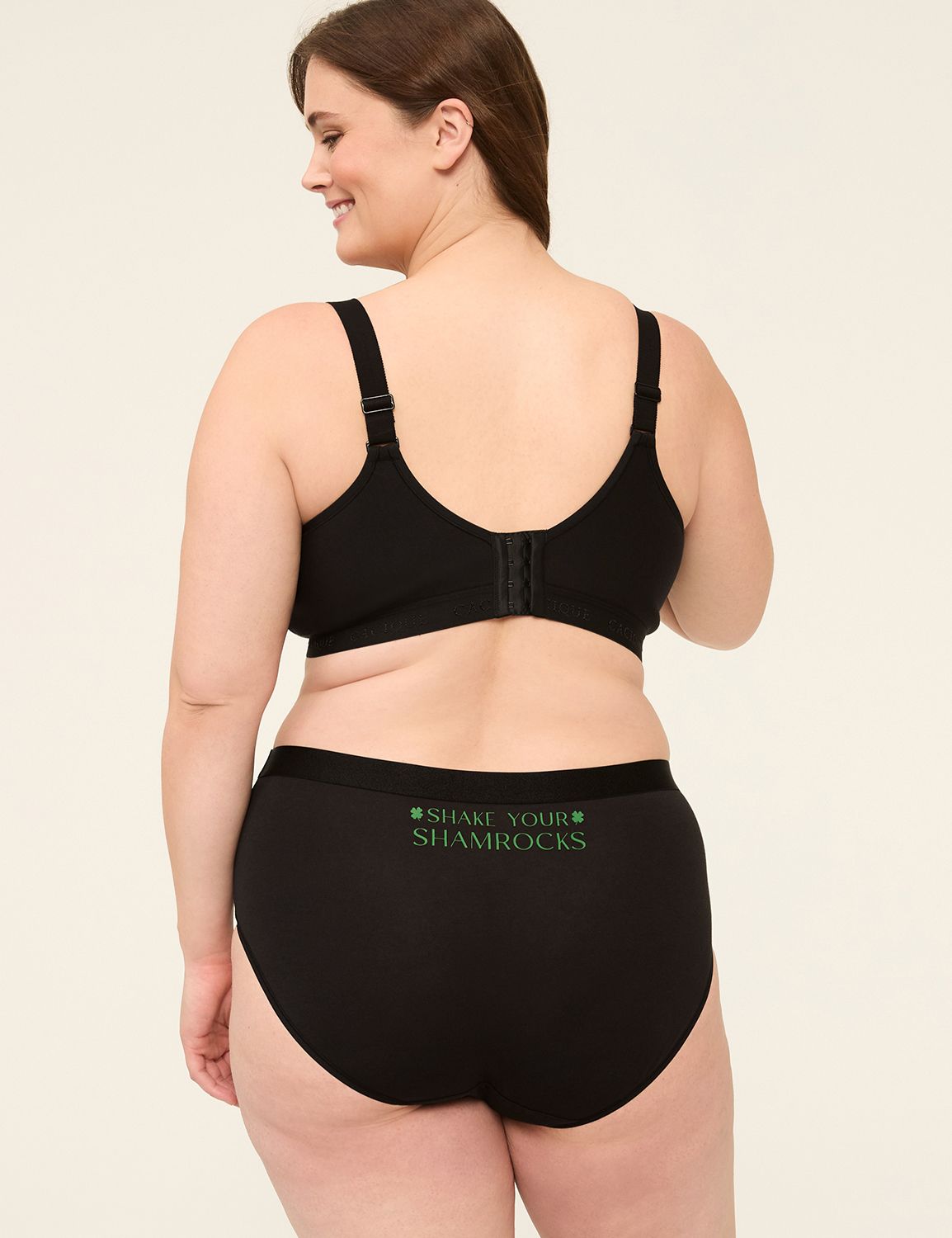 Cotton High-Leg Brief Panty With Wide Waistband