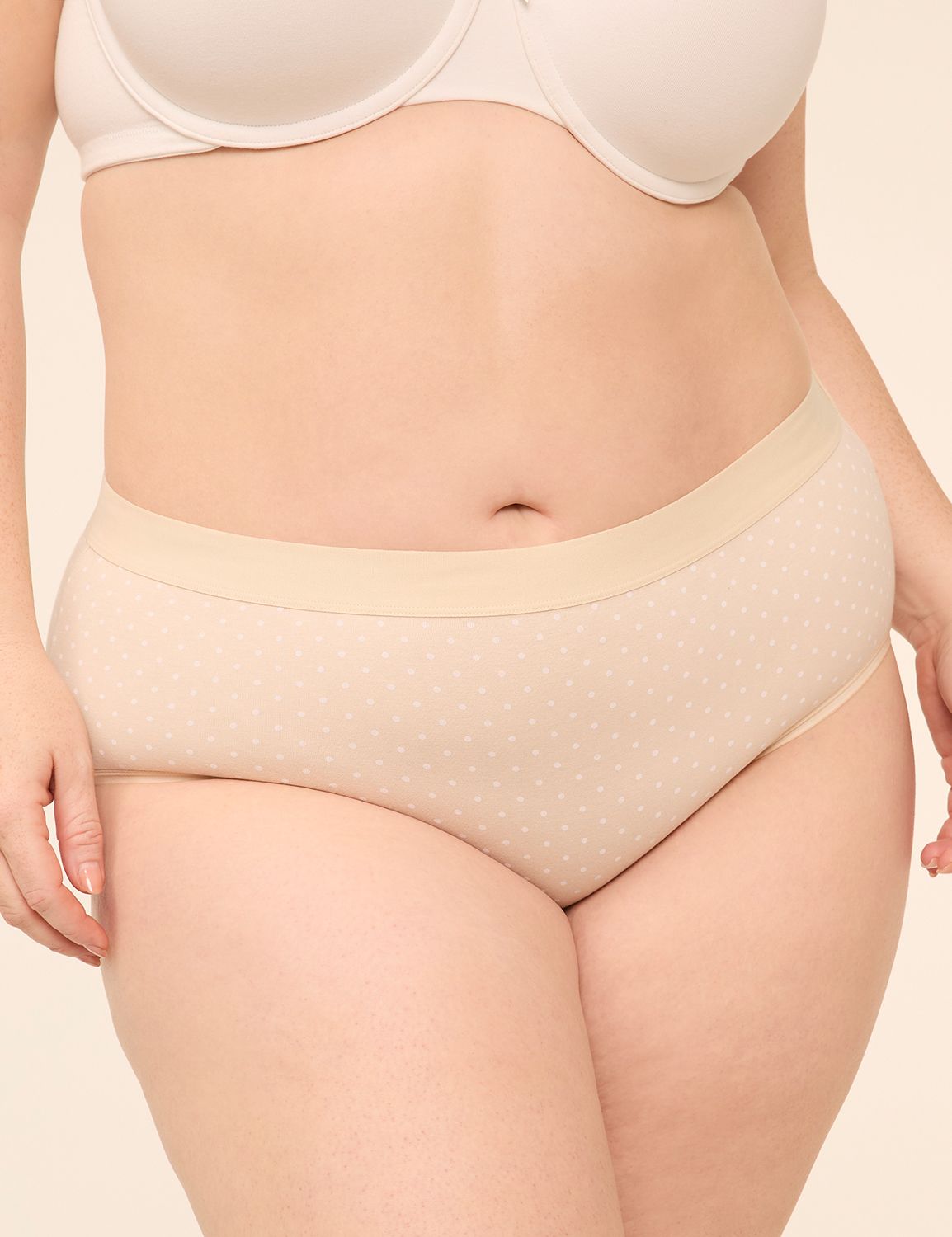 Cotton High Leg Brief Matte Band 15 Product Image 1