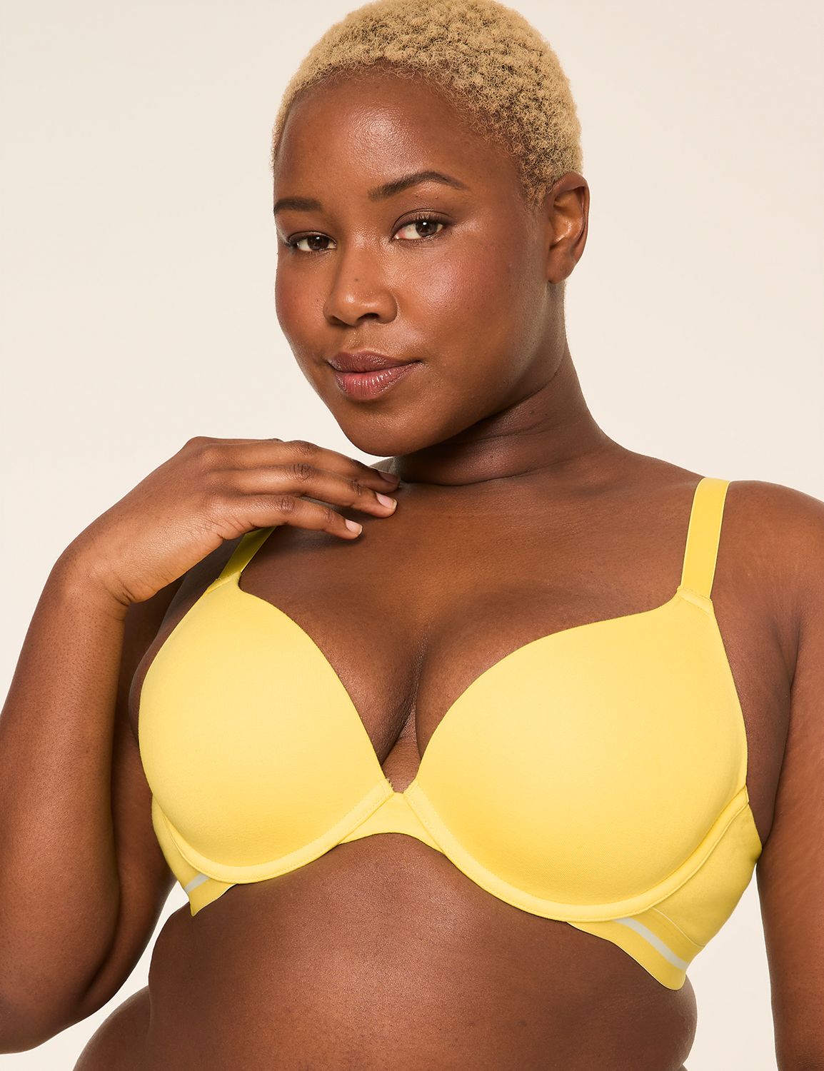 Cotton Boost Plunge Bra