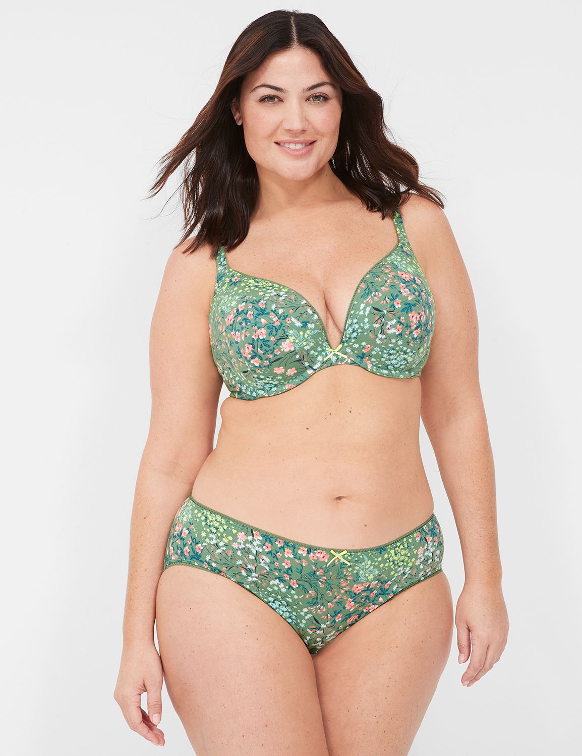 Size 50D Plus Size Plunge Bras: Cups B-K