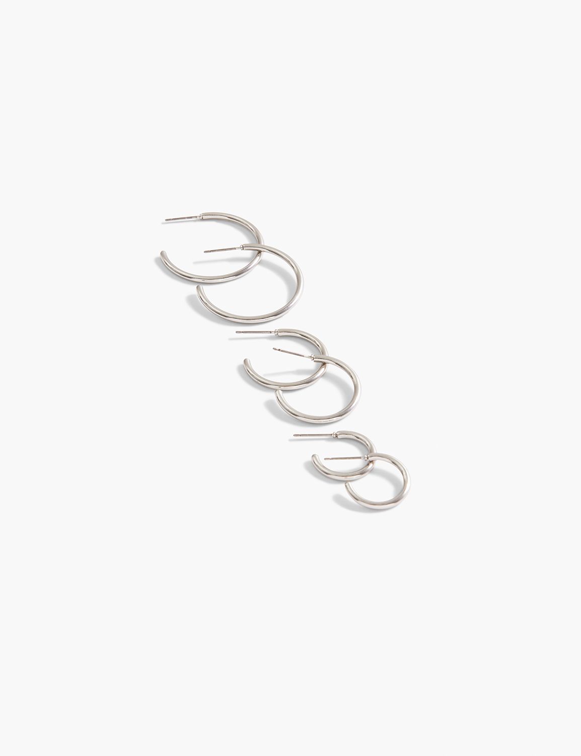 Open Hoop Earrings 3-Pack