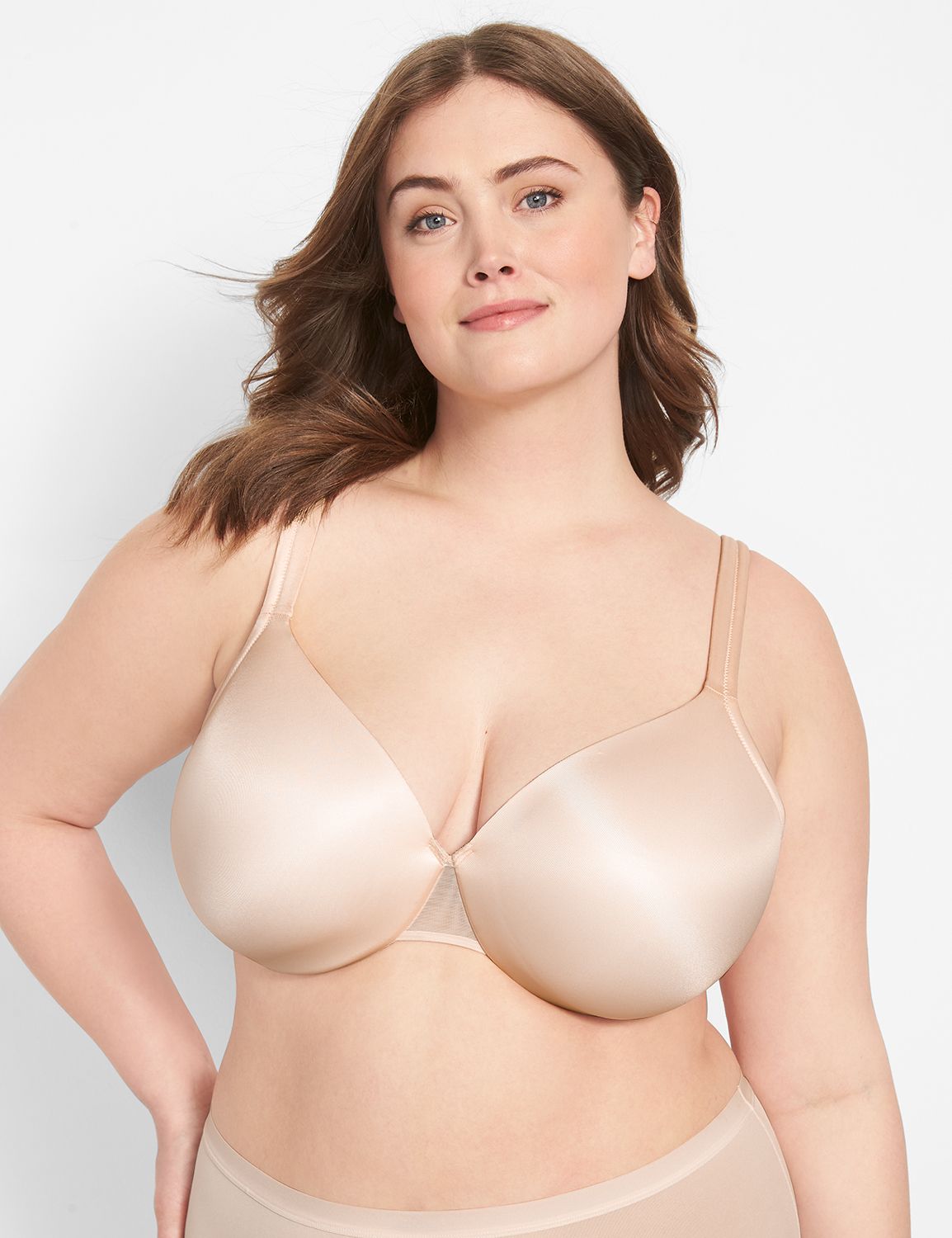 Cacique Lane Bryant Comfort Luxe Lightly Lined Full Coverage Bra 42DDD 42F
